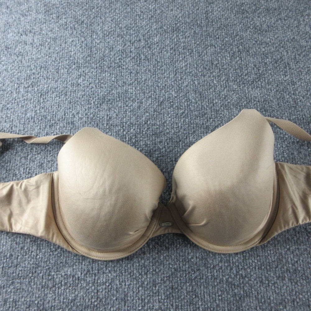 Victoria's Secret Bra Womens 36C Beige Lined Perfect Coverage Underwire Fabulous